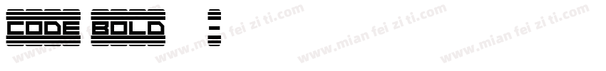 code bold字体字体转换